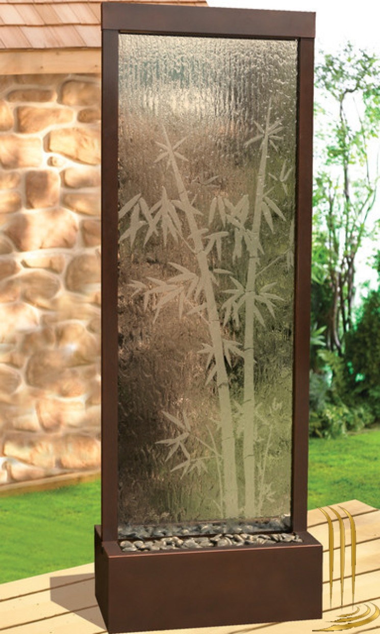 iç ve dış mekan tasarımları aynalı su perdesi